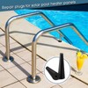 Riakrum 60 Pcs Pool Solar Panels Repair Plugs Solar Pool