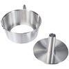 IBILI 787800 Backform für Engelskuchen 25 cm aus Aluminium, Silber,