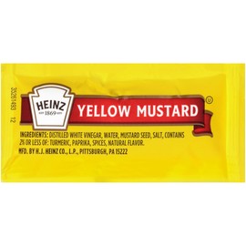 Heinz Mild Mustard Single Serve (1000 ct Casepack)
