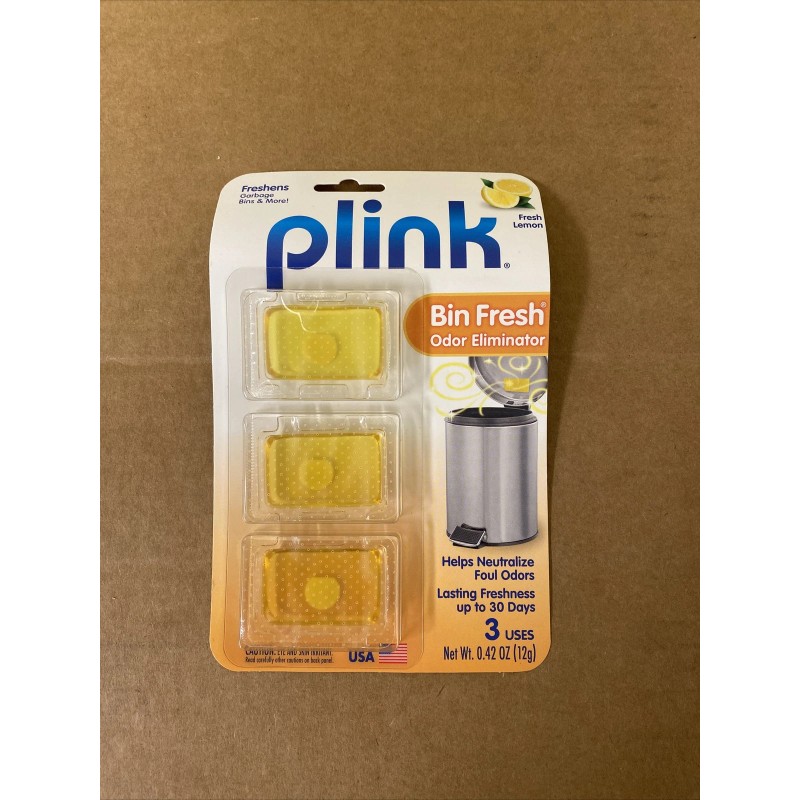 Plink LOT OF 2 - Plink Bin Fresh Odor Eliminator