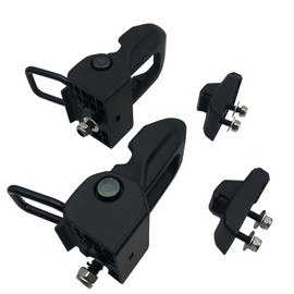 HONGFULY Hood Latch Lock with Catch Bracket Left Driver & Right Passenger Side 68240952AF Compatible with 2018-2024 Jeep Wrangler JL JLU, 2020-2023 Jeep Gladiator JT Hood Accessories Parts