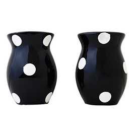 Polka Dots Salt and Pepper Set Color: Black