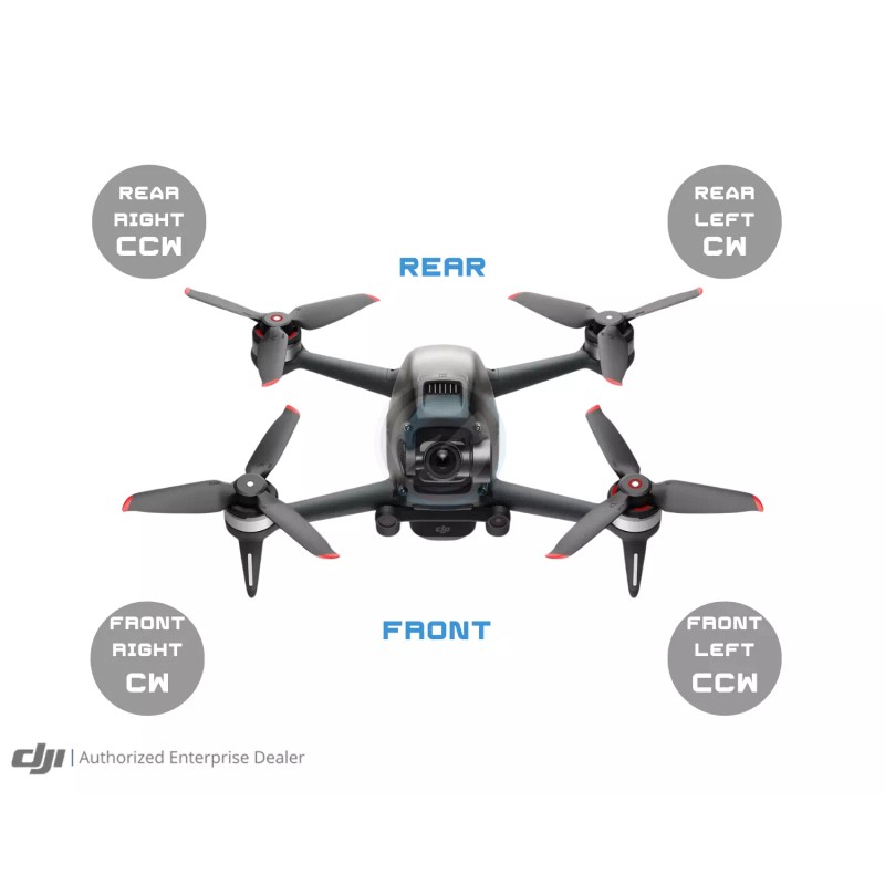 DJI FPV Drone Propulsion Motor (Long) (Front Arms)