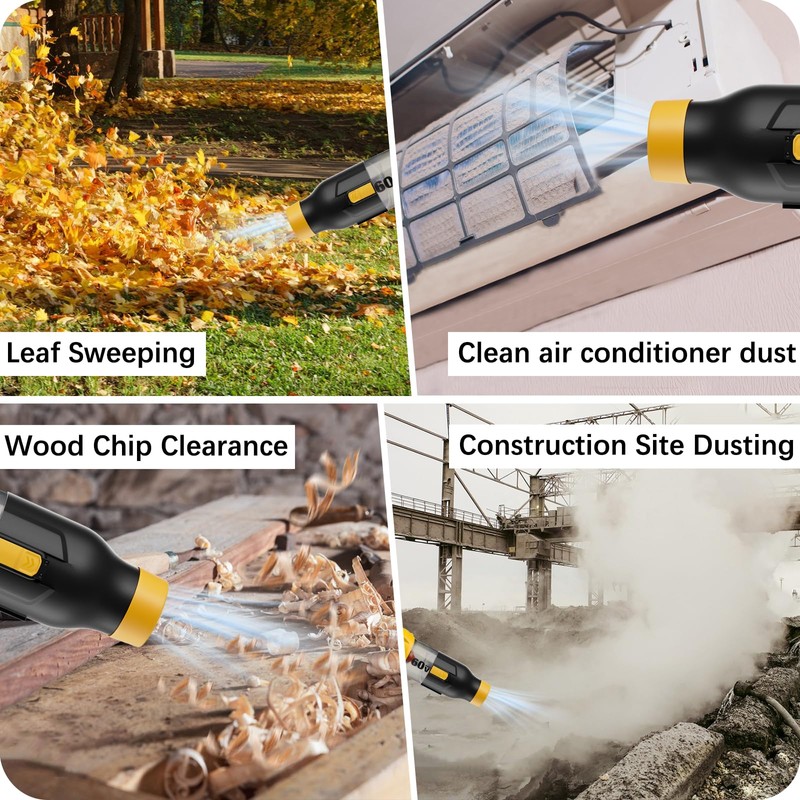 Uniqwamo Blower Nozzle Compatible for Dewalt 60V MAX Leaf Blower(Compatible