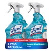 Lysol All Purpose Cleaner Spray, Multi-Purpose Disinfecting Spray, Kitchen & Bathroom Cleaner, Coconut & Sea Minerals 32 oz (Pack of 2)