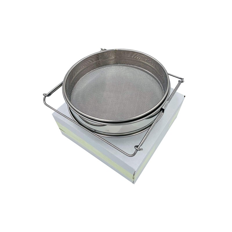 Honey Stainless Steel Strainer Double Sieve, Bee Keeping Equipment Filter