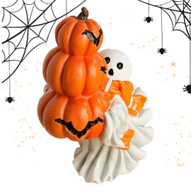 Ghost Figurine,Resin Ghost Statue | Festive Cute Ornaments Tabletop Decoration for Housewarming Haunted House Adults Kids Family