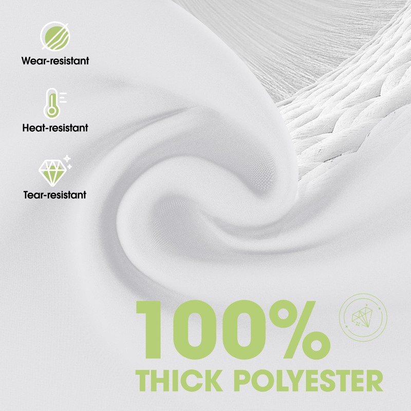 Pureegg Table Cloth - Polyester Table Cloth for Rectangle Table,