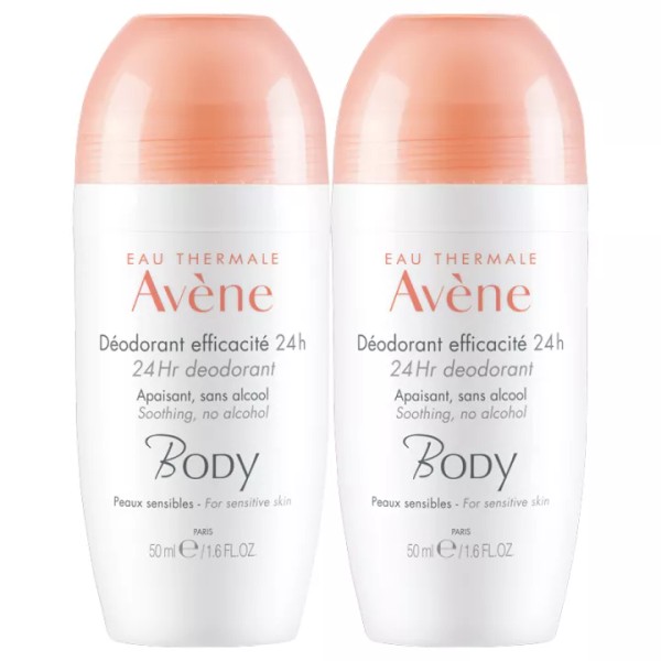 Avène Avene Body Deodorant Efficacité 24h 50 ml, Pack of