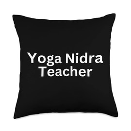 Yoga Nidra Teacher Zen Minds and Meditation Throw Pillow, 18x18, Multicolor