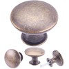8 Pack Delicate Design Round Antique Breen Bronze Kitchen Cabinet