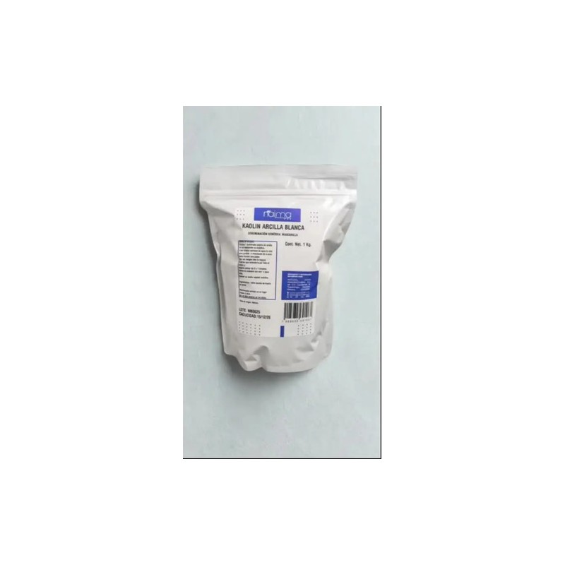 Arcilla Blanca Caolín 1 kg Ideal para mascarillas y piel