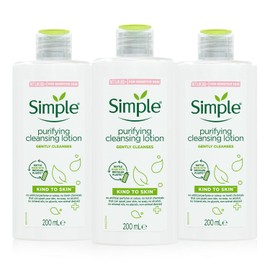 Multibuy 3x Simple® Kind to Skin Purifying Cleansing Lotion - 200ml