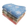 Kosugizen Scandinavian Animal Face Towel, 13.4 x 31.5 inches (34