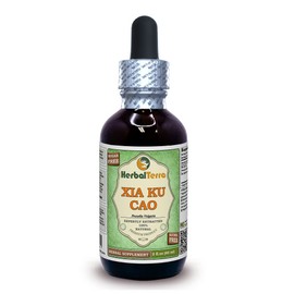 Xia Ku Cao, Prunella (Prunella Vulgaris) Glycerite, Organic Dried Spike Powder Alcohol-FREE Liquid Extract 2 oz