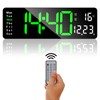 ALEENFOON Digital Wall Clock, 13" Large Digital Clock with Remote