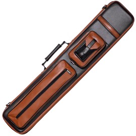 OKKO Billiard Pool Cue Soft Case Brown/Dark Brown 4x8