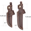 Gentlestache Horizontal Knife Sheath for 5 inch blade, Compact Draw,