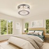 xychfantligh 7.8" Crystal Chandelier Modern LED Ceiling Light Mini Flush