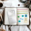 UNICRAFTALE Metal Stencil for Journaling Lines Lists Banners Square Planner
