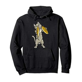 Funny Cat Playing Cymbal | Cool Animal Drummer Lover Gift Pullover Hoodie