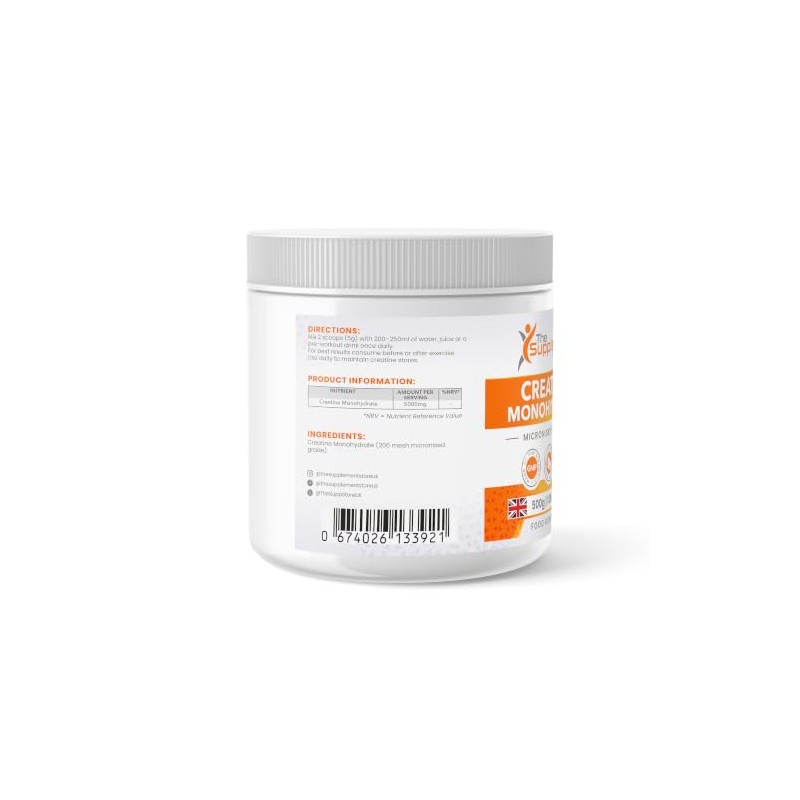 Micronised Creatine Monohydrate Powder 500g (500g)