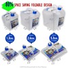 Premium Collapsible Water Container Bundle, Cube + Bag, No BPA