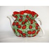 2 Cup Pretty Lady Bugs & Daisies Reversible Tea Pot