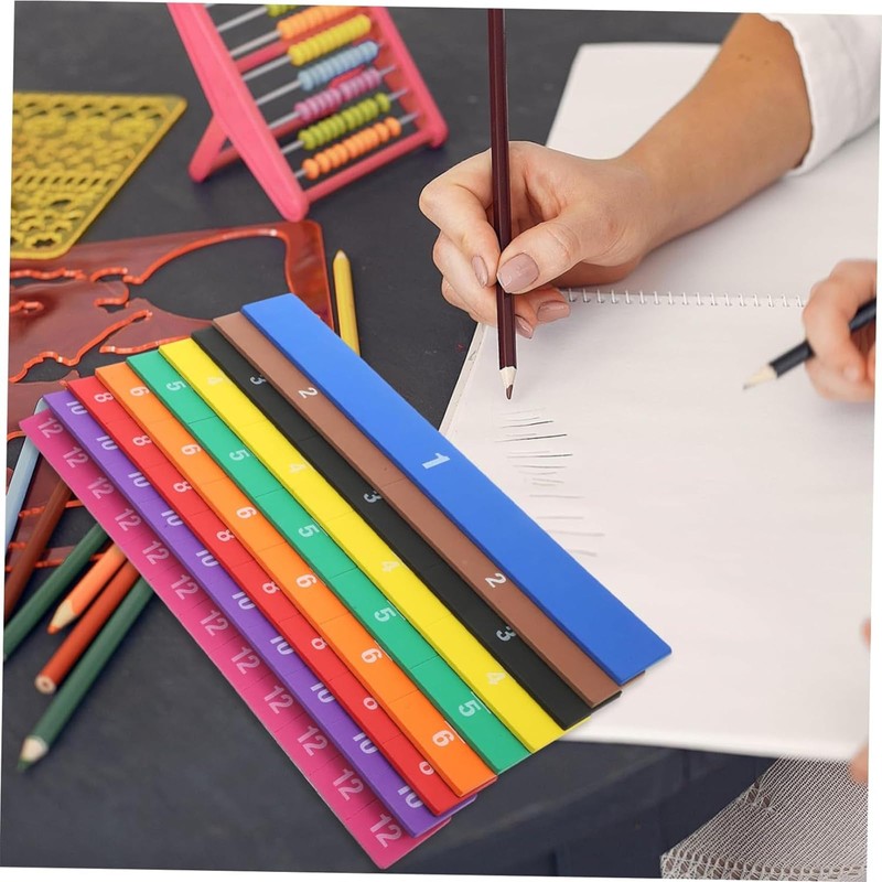 Addein 1 Set of Maths Manipulatives, Colorful Fractions resources for