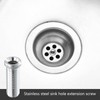2 Pieces Sink Basket Screw, 35mm Strainer Waste Threaded Screw,