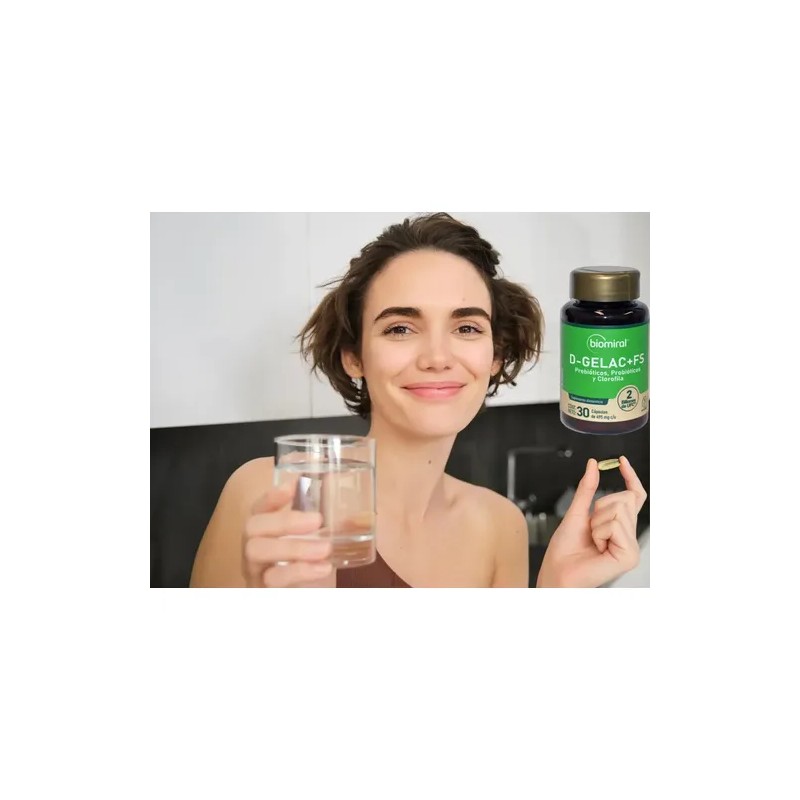 Pack 4 Prebioticos Y Clorofila, D-gelac + Fs Frasco -
