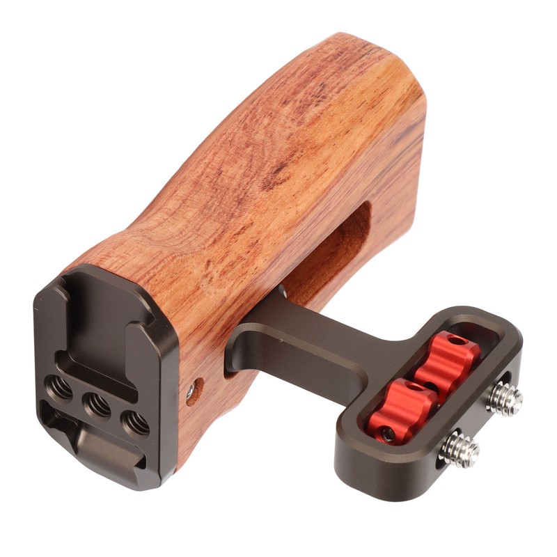 Universal Side Wooden Handle Grip Natural Adjustable Brazilian Wood Side