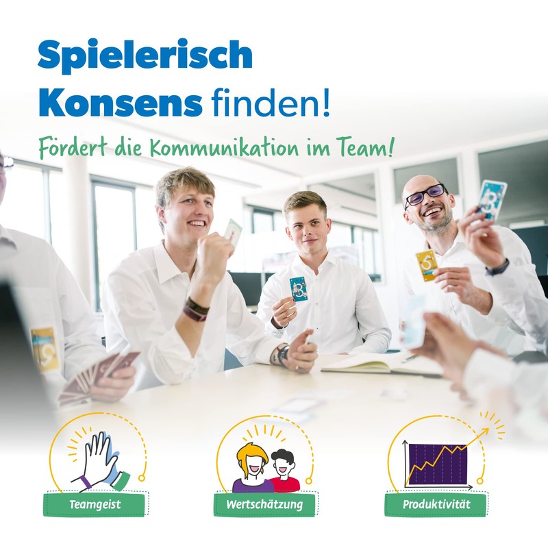 Agile Planning Poker Cards for 4 People - Scrum Poker