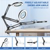 HITTI 10X Magnifying Glass with Light, 1,800 Lumens Stepless Dimmable,