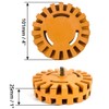 QWORK® Radierer Gummi Aufkleber Entferner, mit Bohradapter, für Kleberesten und