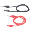 4mm Banana to Crocodile Clip Test Lead Stackable Soft Flexible