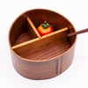 Bendowappa A-10-273073 Wooden Lunch Box, Lacquered, Approx. 5.5 x 3.1