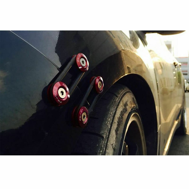 Xotic Tech JDM Quick Release Fasteners Compatible with Car Bumpers