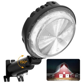 toberich LED Barn Light, 150W 20000LM Yard Area Lights Dusk to Dawn Outdoor Lighting with Photocell 6500K Adjustable Angle Daylight IP66 Waterproof Street Lights for Security/Farmhouse/Garage