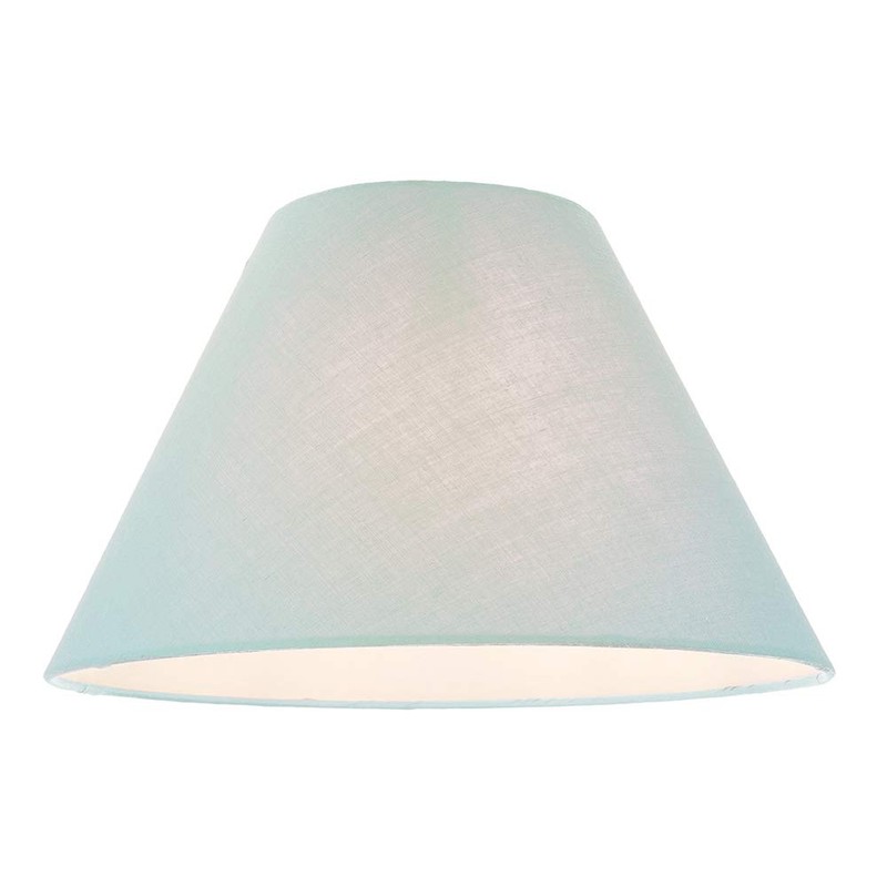 Traditional 12" Duck Egg Cotton Coolie Lampshade Suitable for Table