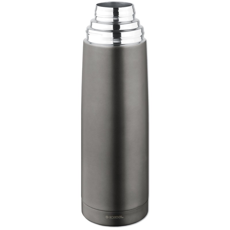 Isosteel Duo 9900DAT Top 0 75 Litre Stainless Steel Vacuum Flask, Titan/Grey,
