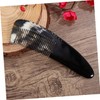 Healvian Buffalo Horn Comb Handmade Wide Tooth Anti-static Hair Brush
