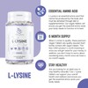 L-LYSINE 1000MG - 180 Vegan Tablets - 6 Month Supply