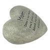 Mom “Deep in our hearts you'll always stay...” Cement Heart