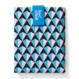 Roll'eat Boc'n'Roll Tiles Reusable Sandwich Bag, Fabric, Sandwich Container, Eco Friendly Food Bag, Adjustable, Foldable, Washable, Tablecloth