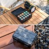 KIWIFOTOS 15 Slots D Battery Organizer Storage Case IP67 Waterproof