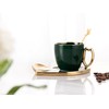 All-Pie 2 Sets of Espresso Coffee Cups and Saucer 300ml