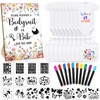 Chuarry 43 Pcs DIY Baby Bibs Decorating Kit 8 Bodysuits