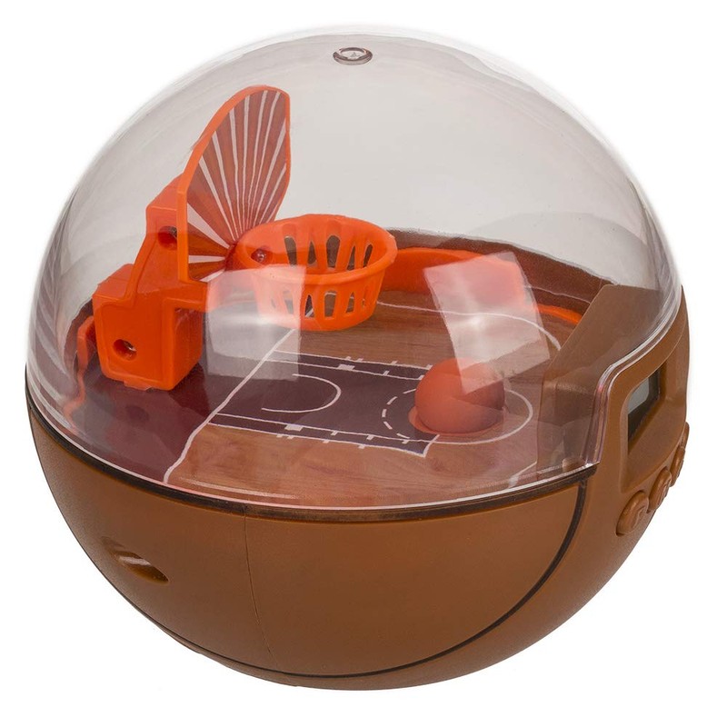 OOTB Alarm Clock, Basketball, Approx. 10 cm, Plastic, Multicolored