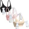 GXXGE Nursing Bra Support Pumping Bra Hands Free All in